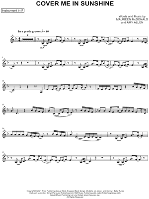 Collection: Cover Me in Sunshine - F Instrument & Piano
