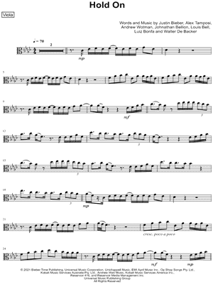 Collection: Hold On - Viola & Piano