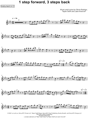 Collection: 1 step forward, 3 steps back - C Instrument & Piano