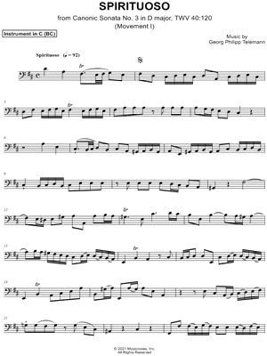 Collection: Canonic Sonata No. 3, TWV 40: 120