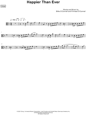Collection: Happier Than Ever - Viola & Piano