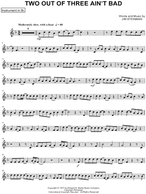 Collection: Two Out of Three Ain't Bad - Bb Instrument & Piano