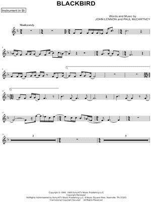 Collection: Blackbird - Bb Instrument & Piano