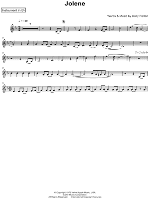 Collection: Jolene - Bb Instrument & Piano