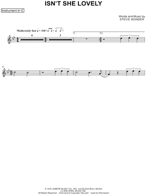 Collection: Isn't She Lovely - C Instrument & Piano