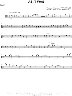 Collection: As It Was - Viola & Piano