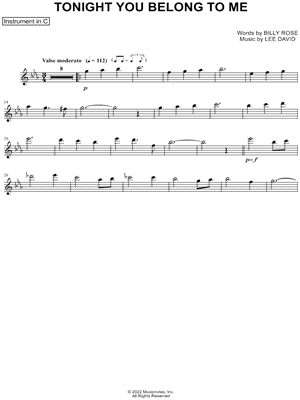 Collection: Tonight You Belong to Me - C Instrument & Piano