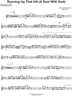 Collection: Running Up That Hill - C Instrument & Piano