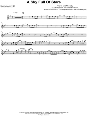 Collection: A Sky Full of Stars - C Instrument & Piano