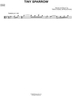 Collection: Tiny Sparrow - Viola & Piano