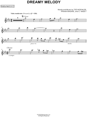 Collection: Dreamy Melody - C Instrument & Piano