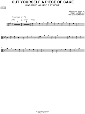 Collection: Cut Yourself a Piece of Cake - Viola & Piano