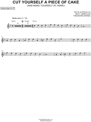Collection: Cut Yourself a Piece of Cake - F Instrument & Piano