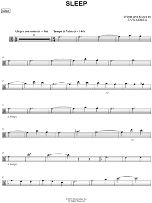 Collection: Sleep - Viola & Piano