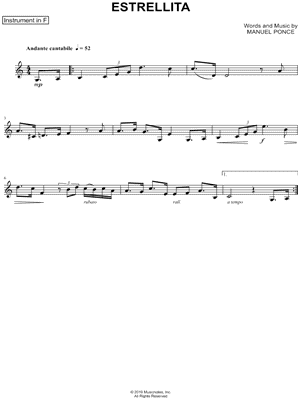 Collection: Estrellita - F Instrument & Piano