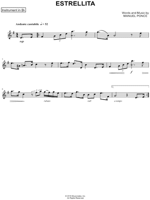Collection: Estrellita - Bb Instrument & Piano