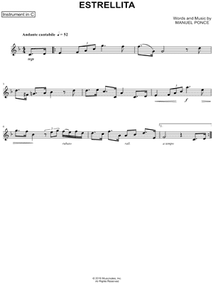 Collection: Estrellita - C Instrument & Piano