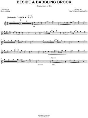 Collection: Beside a Babbling Brook - Eb Instrument & Piano