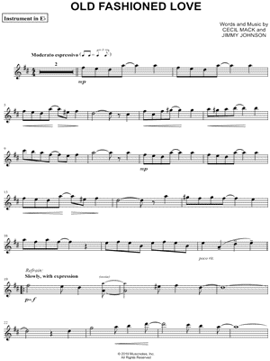 Collection: Old Fashioned Love - Eb Instrument & Piano