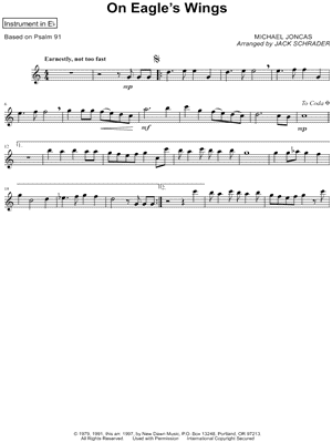 Collection: On Eagle's Wings - Eb Instrument & Piano
