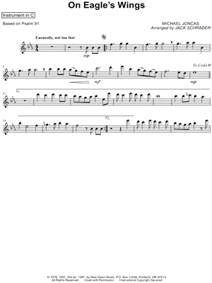 Collection: On Eagle's Wings - C Instrument & Piano