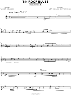 Collection: Tin Roof Blues - Bb Instrument & Piano