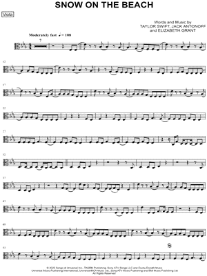 Collection: Snow on the Beach - Viola & Piano
