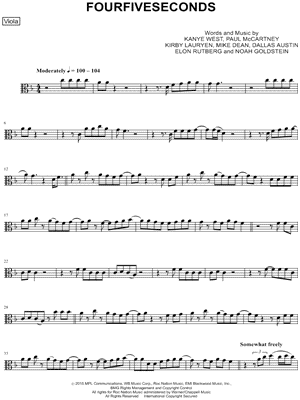 Collection: FourFiveSeconds - Viola & Piano