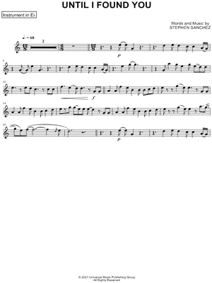 Collection: Until I Found You - Eb Instrument & Piano