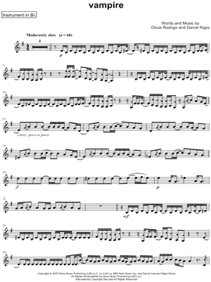 Collection: vampire - Bb Instrument & Piano