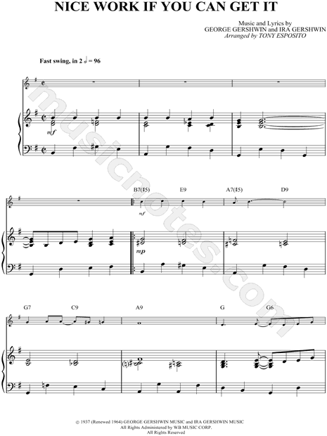 Collection: Nice Work If You Can Get It - Flute & Piano