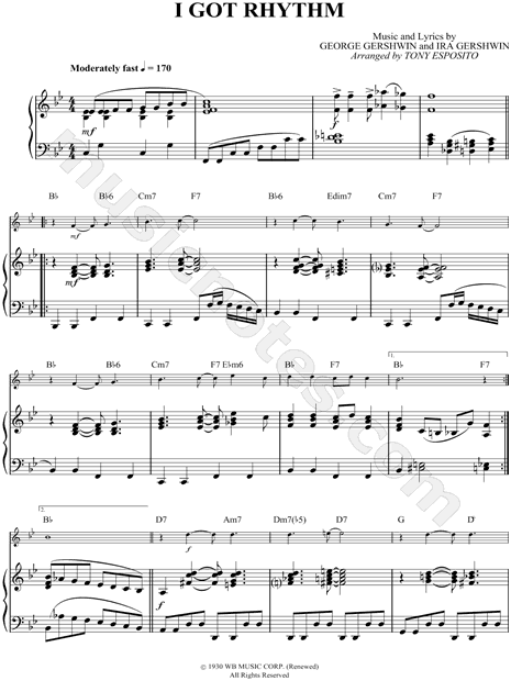 Collection: I Got Rhythm - Alto Saxophone & Piano