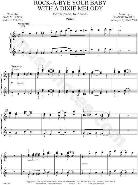 Collection: Rock-a-Bye Your Baby with a Dixie Melody