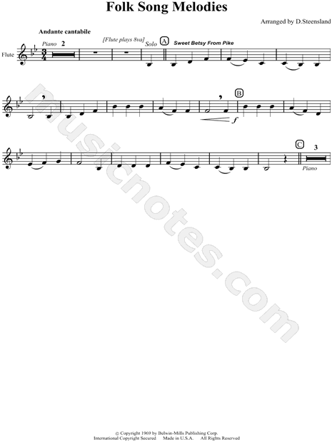 Collection: Folk Song Melodies