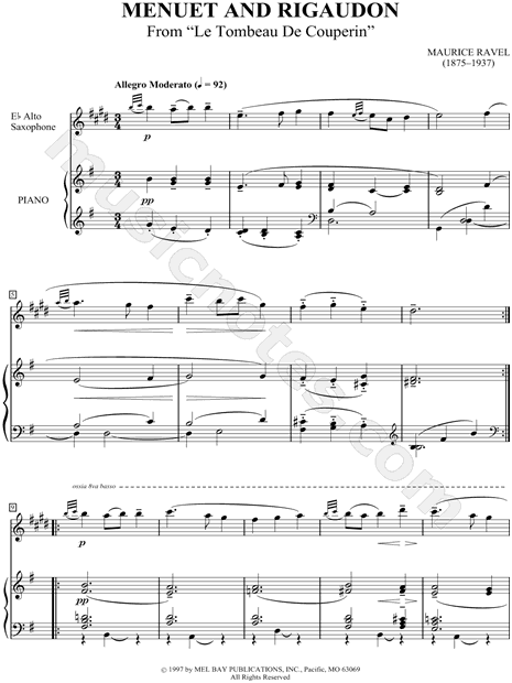 Collection: Menuet and Rigaudon