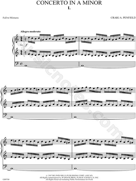 Collection: Concerto in a Minor