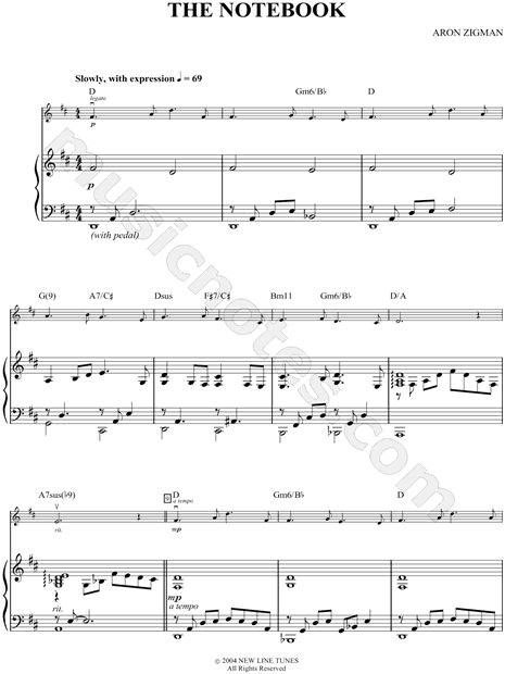 Collection: The Notebook (Main Title)