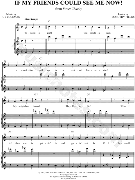 Collection: Sweet Charity: Vocal Selections