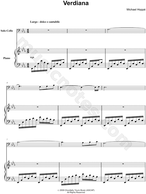 Collection: Verdiana - Cello & Piano