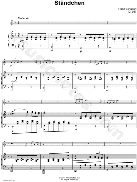 Collection: Ständchen - Eb Instrument & Piano