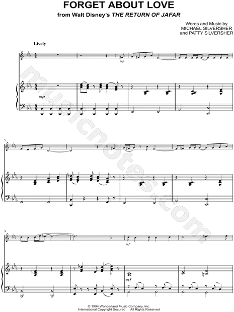 Collection: Forget About Love - French Horn & Piano Accompaniment