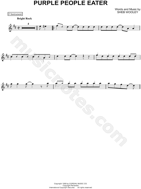 Collection: Purple People Eater - F Instrument & Piano