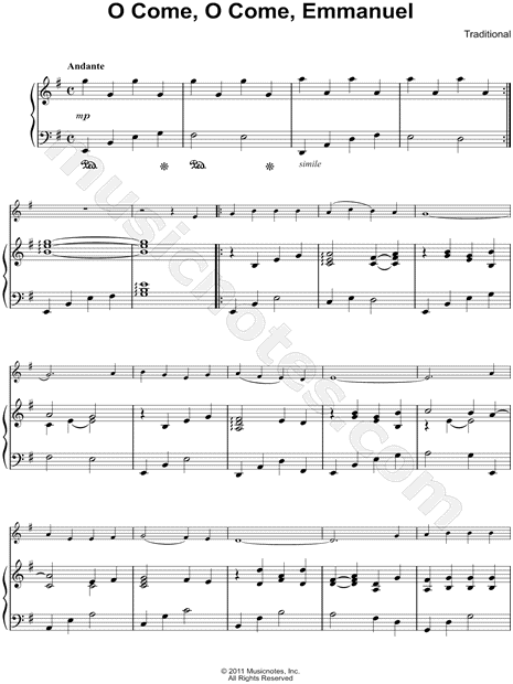 Collection: O Come, O Come, Emmanuel - Eb Instrument & Piano