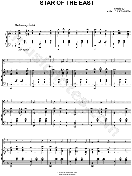 Collection: Star of the East - Eb Instrument & Piano
