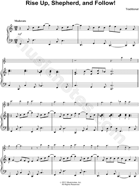 Collection: Rise Up, Shepherd, and Follow! - F Instrument & Piano