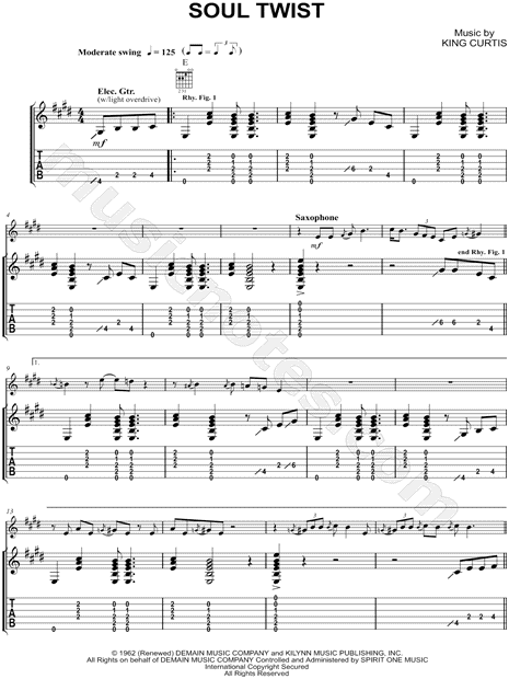 Collection: Soul Twist [with Saxophone Part]