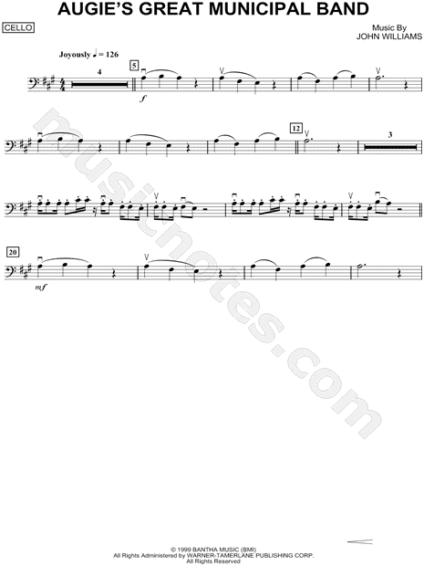 Collection: Augie's Great Municipal Band - Cello & Piano
