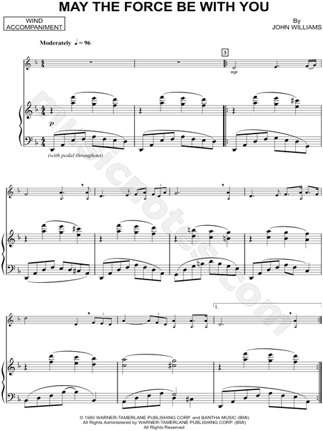 Collection: May the Force Be With You - Clarinet & Piano