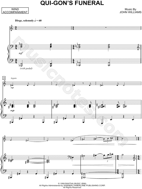 Collection: Qui-Gon's Funeral - French Horn & Piano