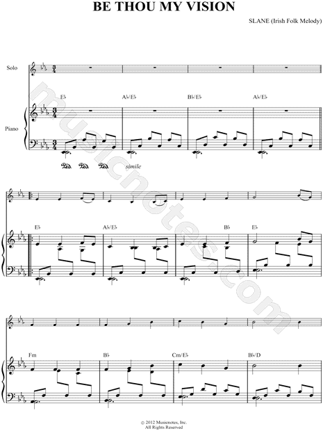 Collection: Be Thou My Vision - Viola & Piano